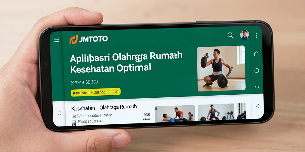 Antarmuka JMTOTO menampilkan fitur latihan yang lengkap dan mudah digunakan.