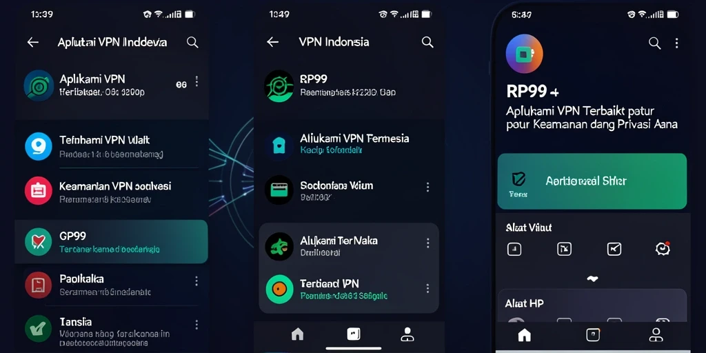 Antarmuka pengguna RP99 yang intuitif dan fungsional.