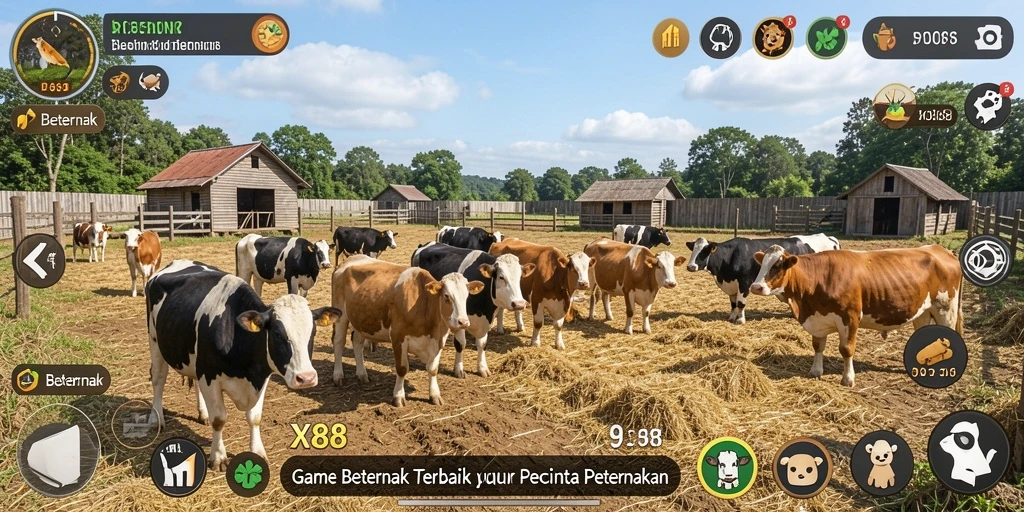 Tampilan antarmuka utama X88 yang menarik dan intuitif.